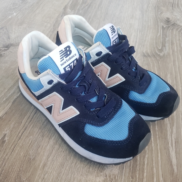 New Balance Shoes - New Balance 574 Womens Wl574WND Pigment/Oxygen Fashion Sneaker Size 5 US